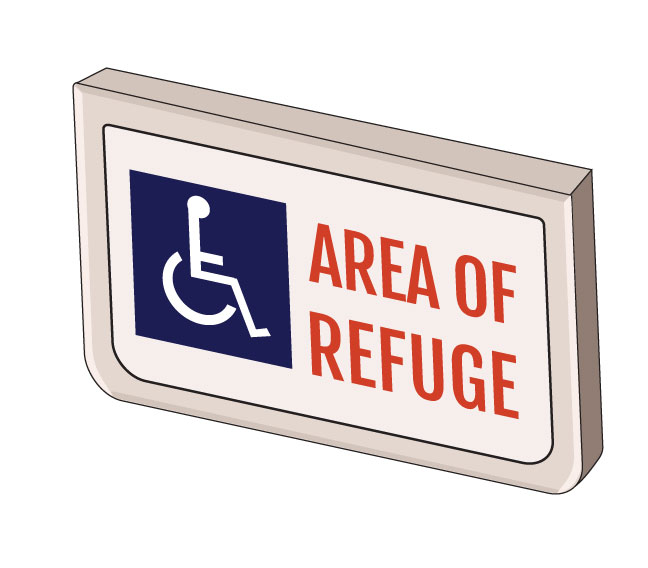 Area of Refuge Signage Alabama