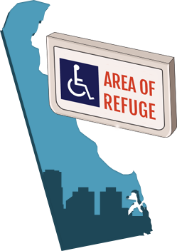 Area of Refuge Requirements in Delaware