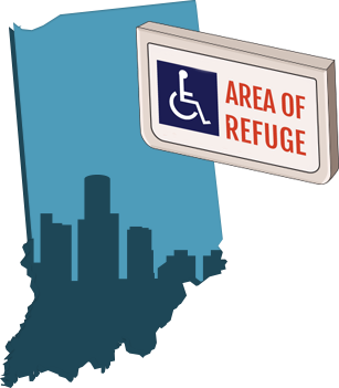 Area of Refuge Requirements in Indiana