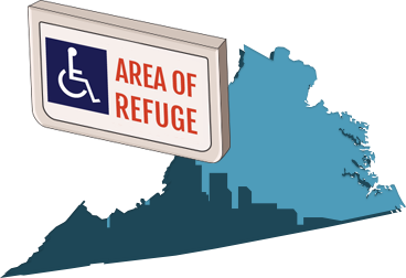 Area of Refuge Requirements in Virginia