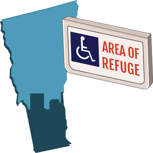 Area of Refuge Requirements in Vermont