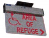 Electric A/C Double Face w/ Battery Backup Edge Lit Area of Rescue Electric A/C Double Face w/ Battery Backup Edge Lit Area of Rescue