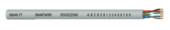 CB-4005P, 6 Conductor / 18 Gauge Plenum Cable, White CB-4005P, 6 Conductor / 18 Gauge Plenum Cable, White