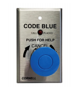 Emergency Station Code Blue, with Call Placed Light and Cancel Button